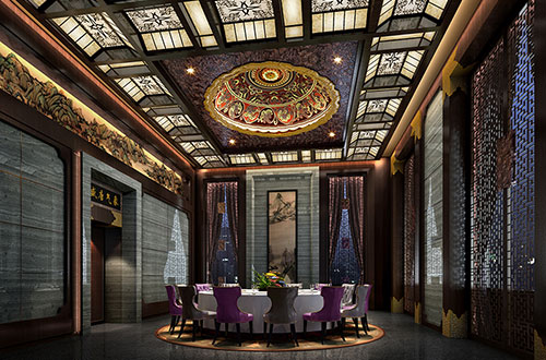 黄山低调奢华的新中式酒店设计效果图